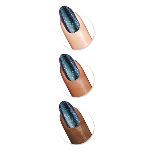 Capa superior iridiscente Insta-Dri de Sally Hansen para acabado luminoso.