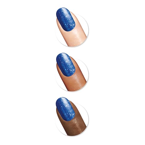 Sally Hansen Insta-Dri Crystals: color azul cobalto intenso y acabado especial