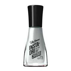 Sally Hansen Insta-Dri Polar Platinum, esmalte cromado en botella, brillo intenso para uñas.