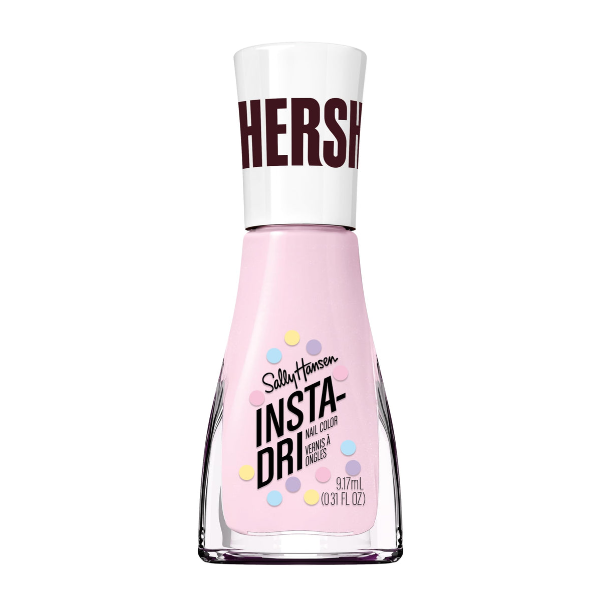 Esmalte Sally Hansen Insta-Dri Eggs pastel en frasco visible, secado rápido en 60 segundos