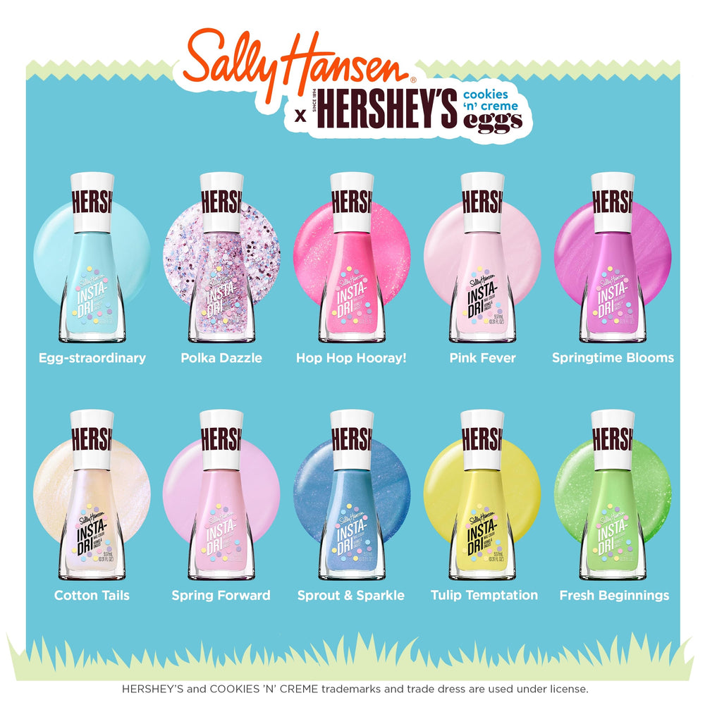 Gama de tonos pastel de Sally Hansen Insta-Dri con acabado brillante