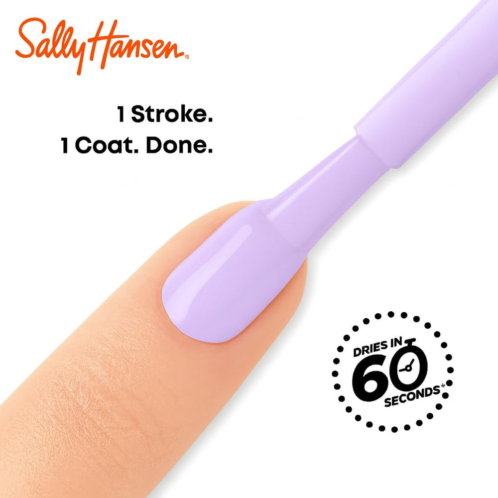 Muestra semiopaca de Sally Hansen Insta-Dri para color intenso.