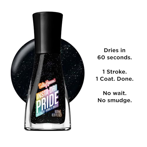 Brillo duradero y aspecto pulido gracias a Sally Hansen Insta-Dri Pride.
