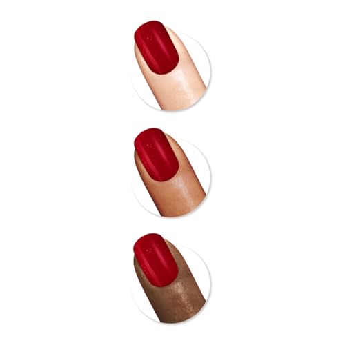 Sally Hansen Insta-Dri Pride, muestra de color brillante para un acabado lujoso.