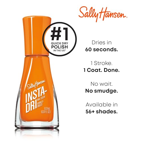 Sally Hansen Insta-Dri, una capa única para aplicación rápida.