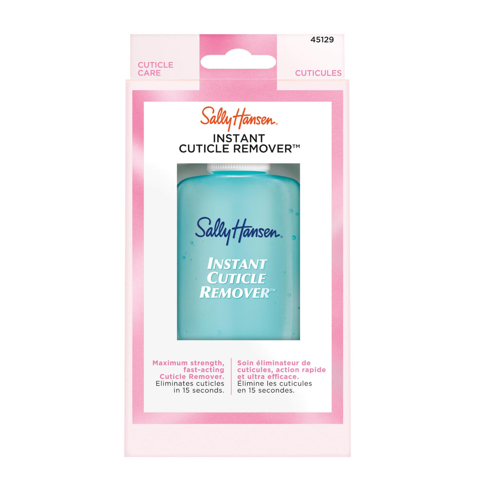 Sally Hansen Instant Cuticle Remover, rapidez ultrarrápida para acondicionar y suavizar la piel.
