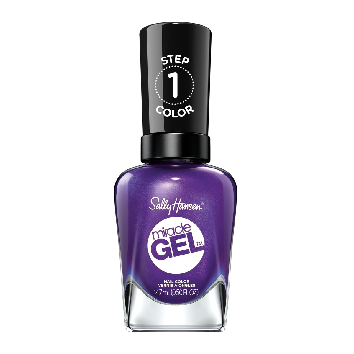 Sally Hansen Miracle Gel: botella de esmalte con acabado gel y larga duración sin luz ultravioleta.