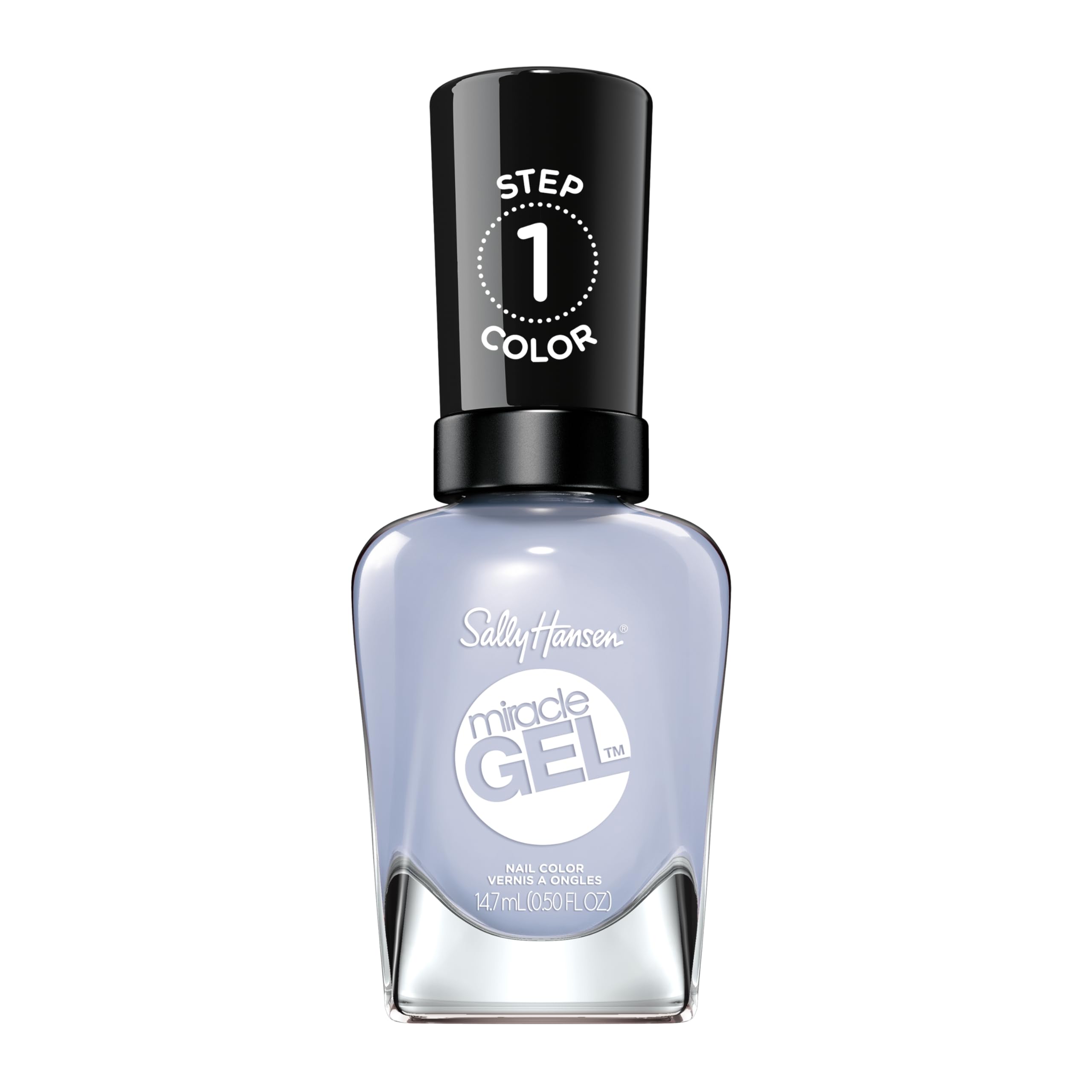 Sally Hansen Miracle Gel color en botella, acabado duradero.