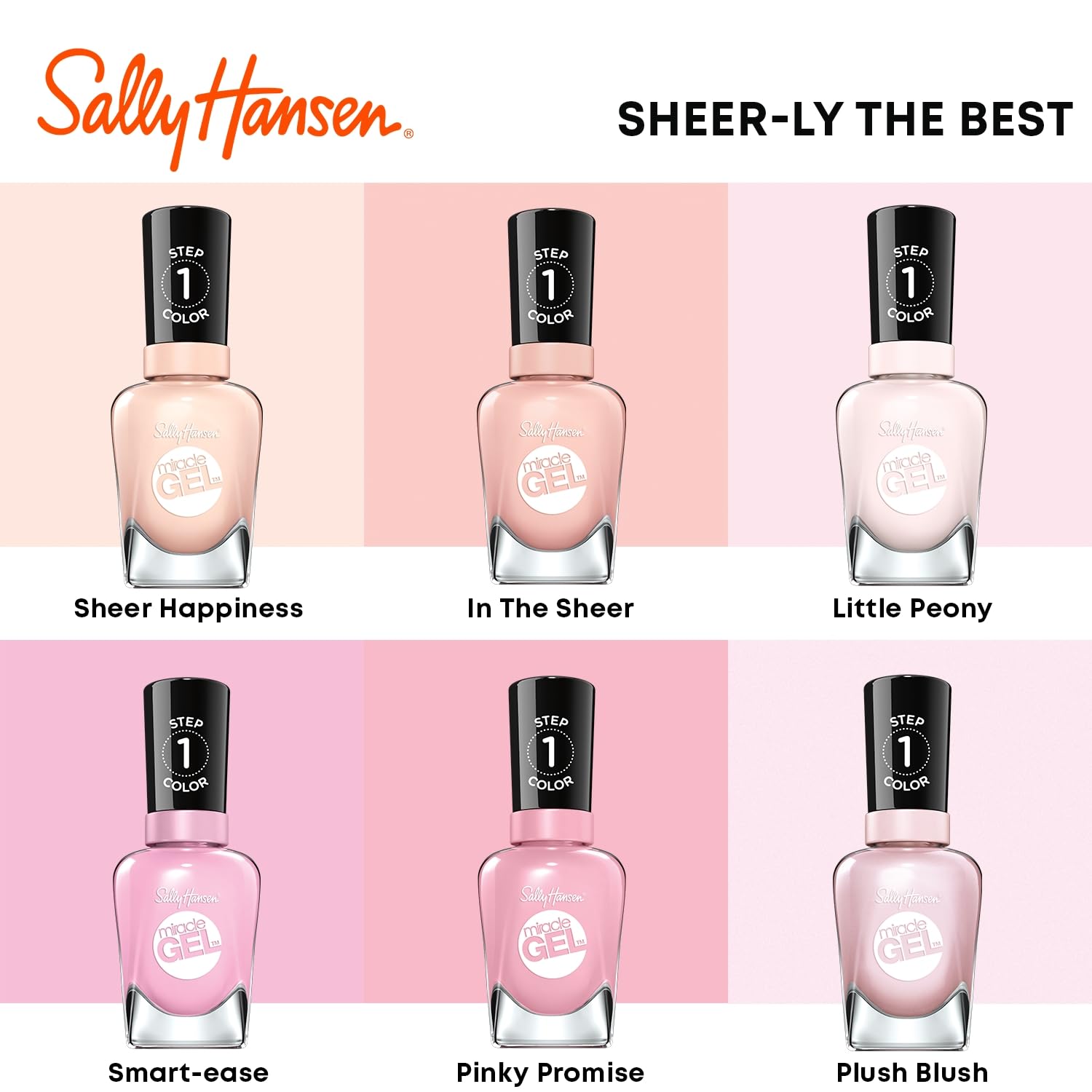 Sally Hansen Miracle Gel: fórmula resistente a las astillas para uso diario