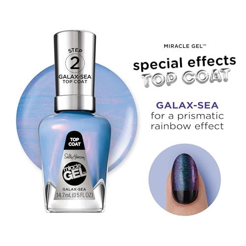 Sally Hansen Miracle Gel Top Coat resistente a ralladuras para un aspecto impecable.