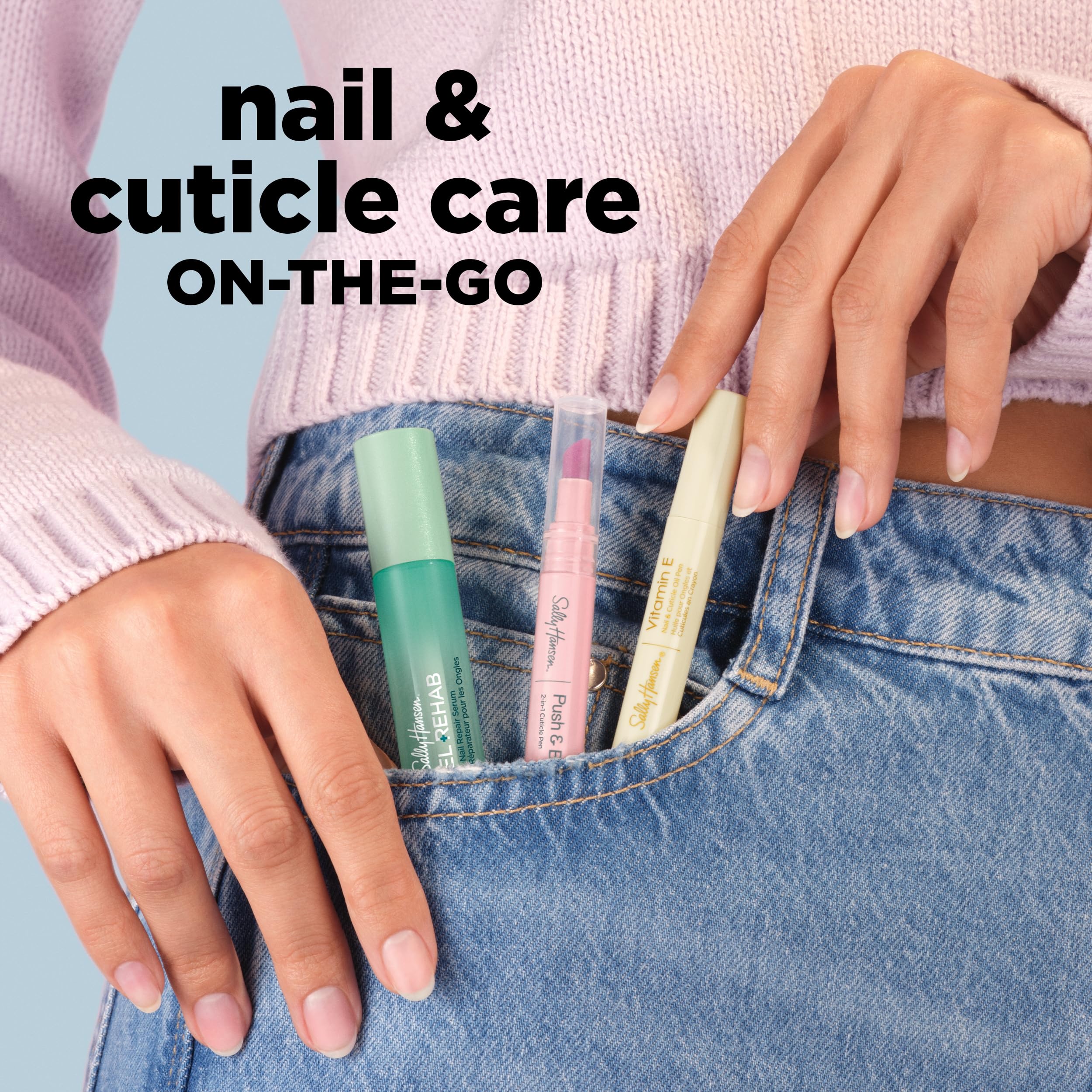 Sally Hansen Push y Buff brillo natural para uñas saludables