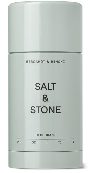Salt & Stone aluminum-free deodorant provides all-day freshness and zero residue.