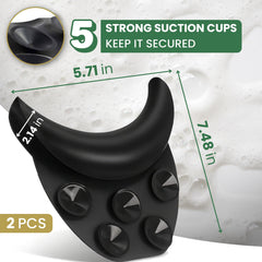 SAMANOVA protector cuello para sillon: ajuste seguro sin deslizamientos.