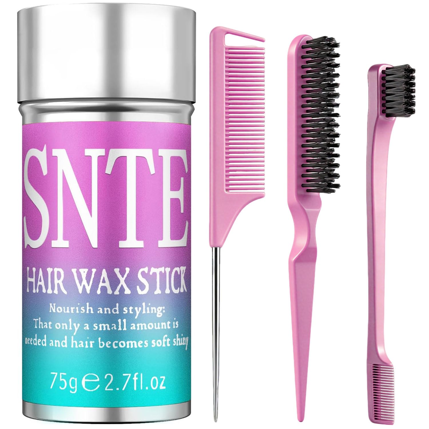 Samnyte barra de cera para cabello: controla frizz y fija peinados.