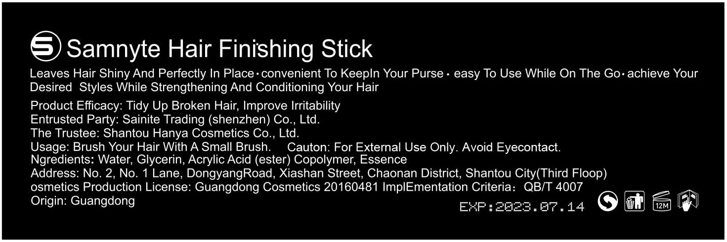 Samnyte Flyaways Hair Stick, uso diario para controlar pelos rebeldes rápidamente.