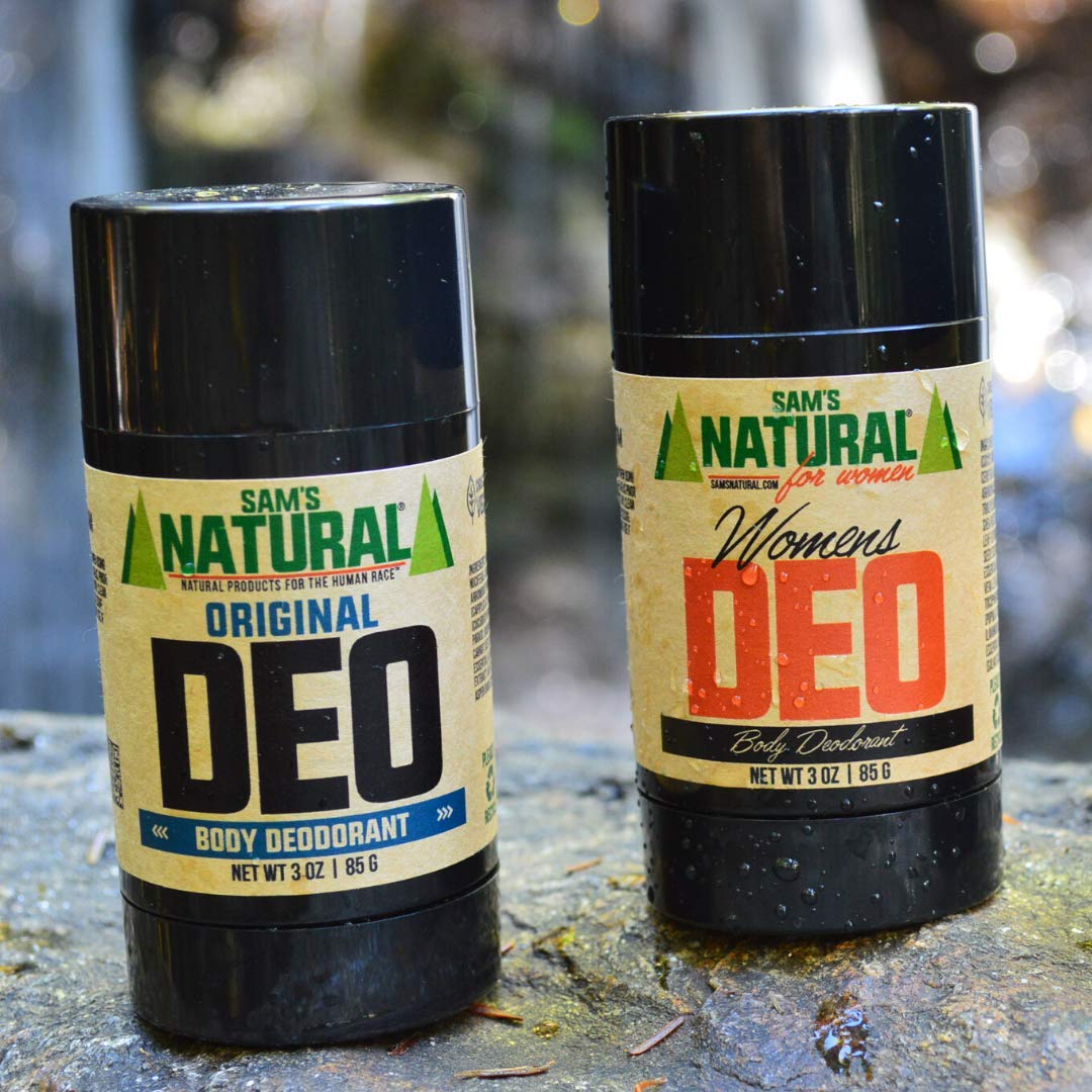 Sam's Desodorante Original, envase reciclable, cuida el planeta sin perder efectividad.