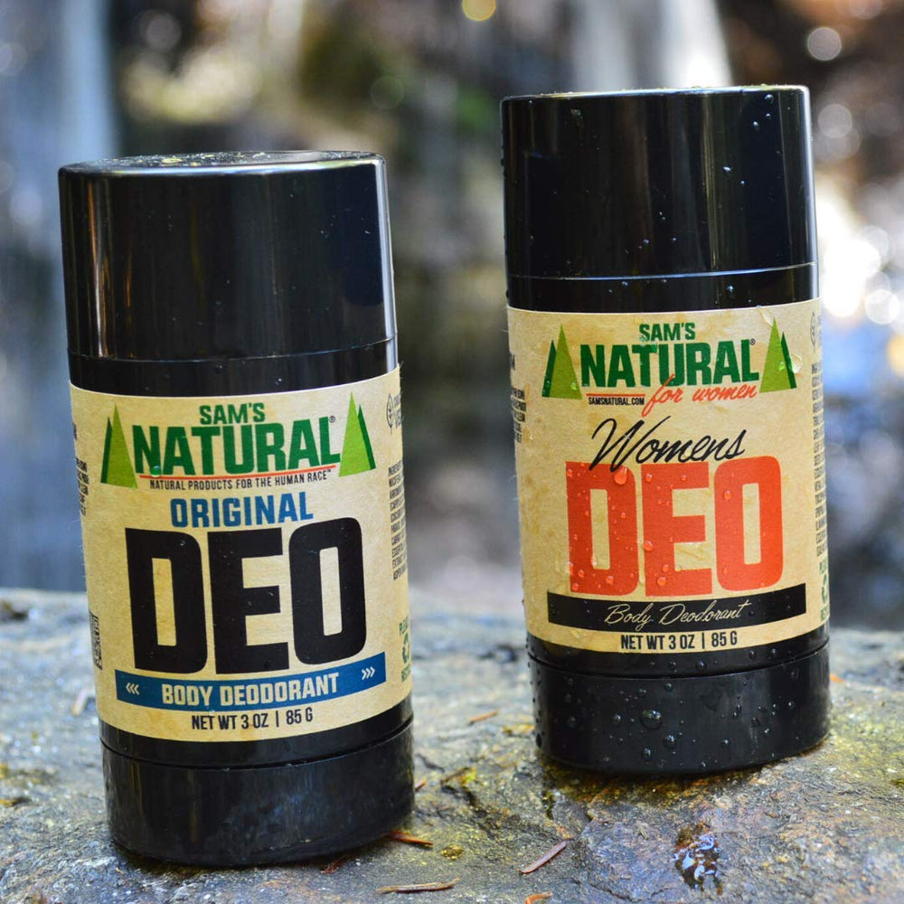 Sam's Desodorante Original, envase reciclable, cuida el planeta sin perder efectividad.