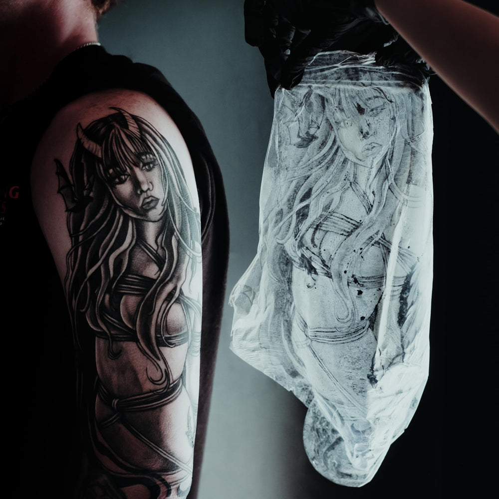 Saniderm Original Vendaje Cuidado Tatuajes mantiene la herida cubierta