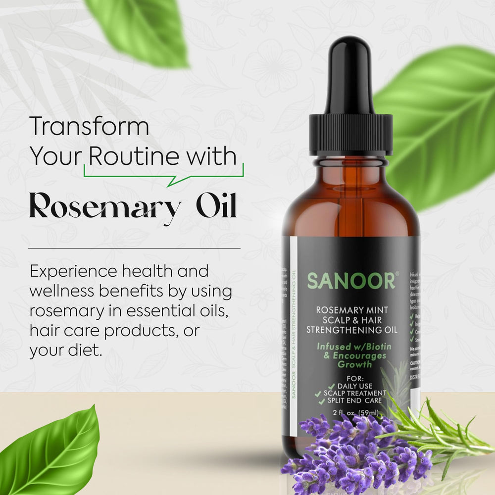 SANOOR Rosemary Mint, cabello más suave y manejable tras uso regular