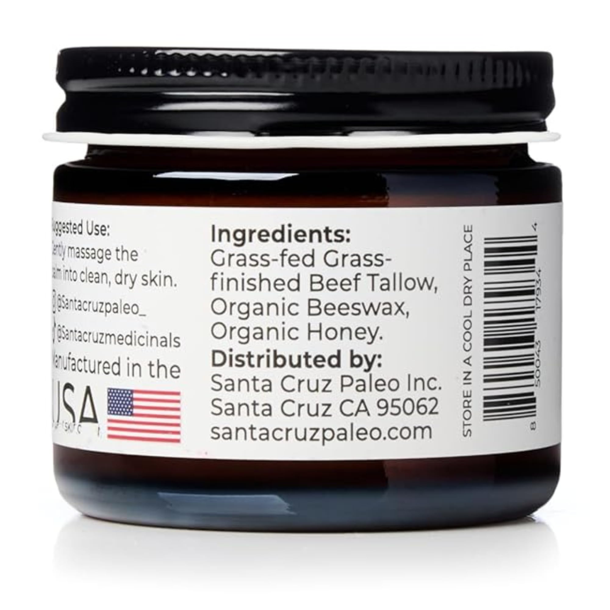Santa Cruz Paleo sin fragancia para piel sensible.