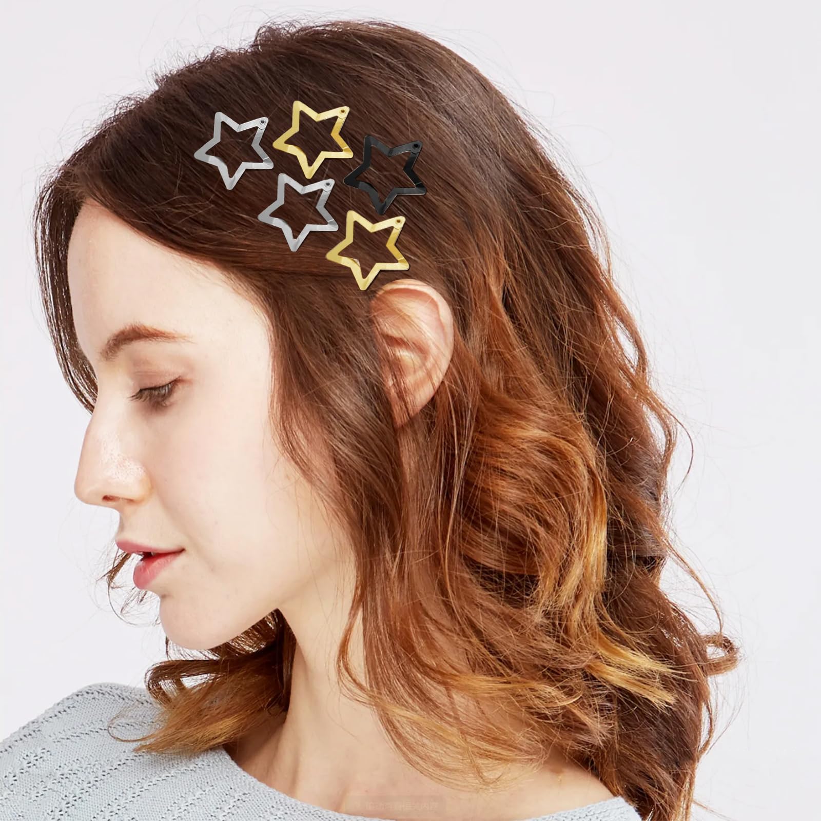 SAOROPEB estrella para trenza, añade brillo y estilo