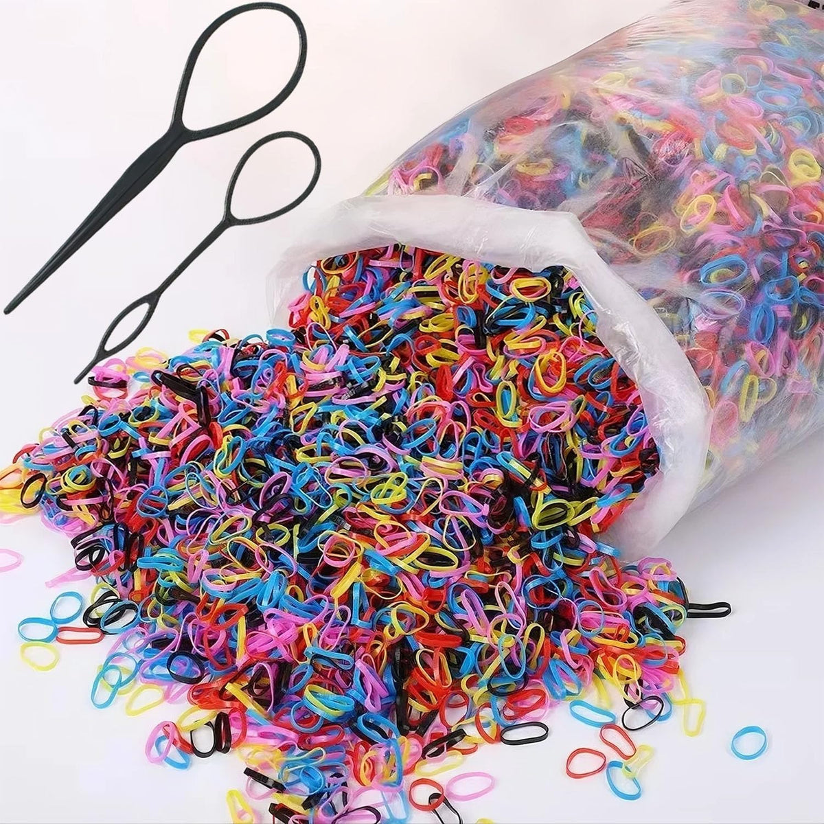 SAOYOAS cintas elasticas para cabello en varios colores, ideales para peinados