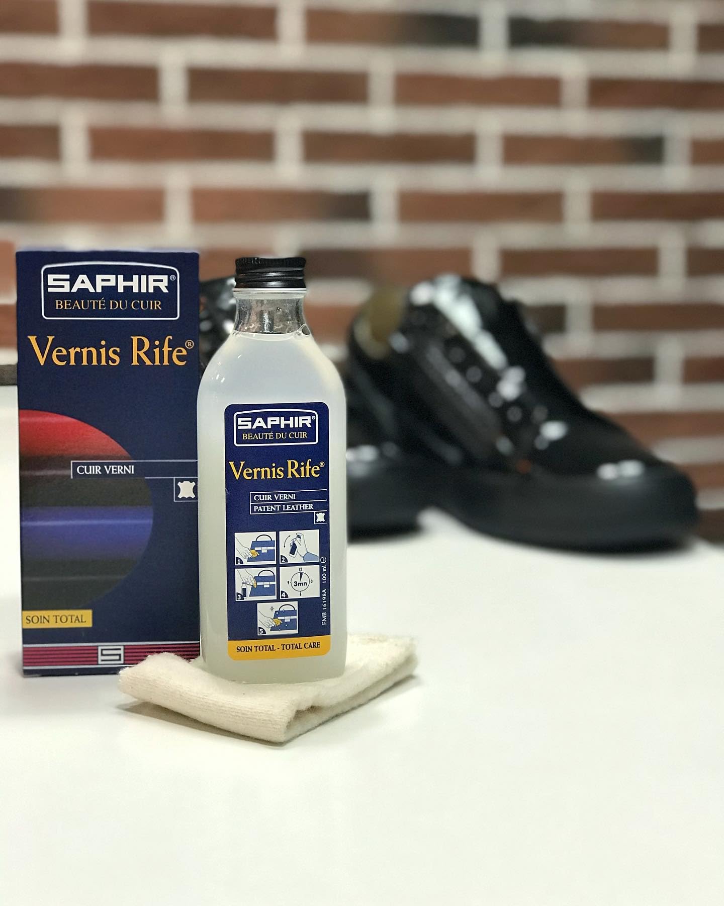 SAPHIR Vernis Rife: zona de suelas y relieves con protección