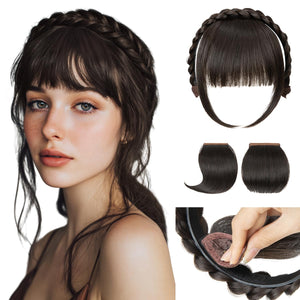 SARLA diadema trenzada, estilo bohemio para bodas o viajes.
