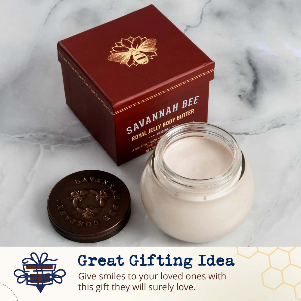 Envase elegante de regalo para la crema corporal de jalea real