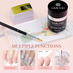 SAVILAND Builder Gel: ingredientes naturales y fórmula no tóxica