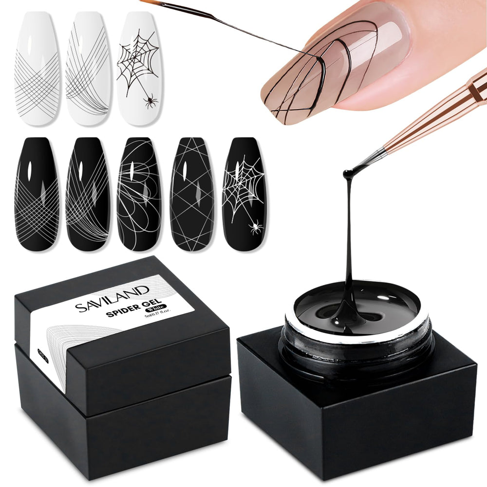 SAVILAND gel de araña Set en empaque, ideal para empezar arte de uñas.