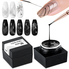 SAVILAND gel de araña Set en empaque, ideal para empezar arte de uñas.