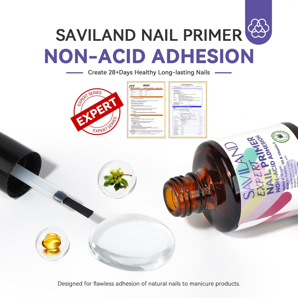 Saviland Primer aceite de ricino vitamina E: uñas hidratadas y sanas