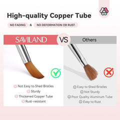 Tubo metálico resistente SAVILAND protege las cerdas.