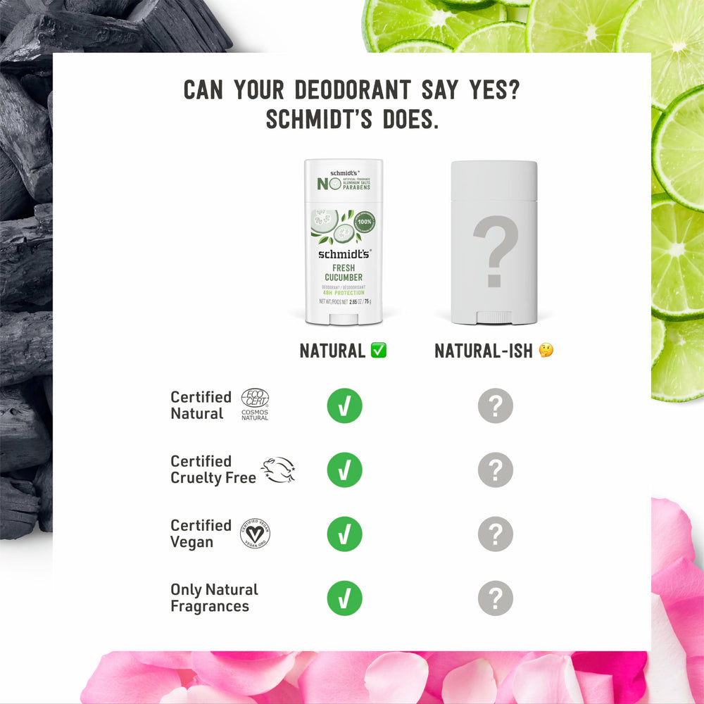 Schmidt's Pepino Fresco en pack de 4, opción práctica