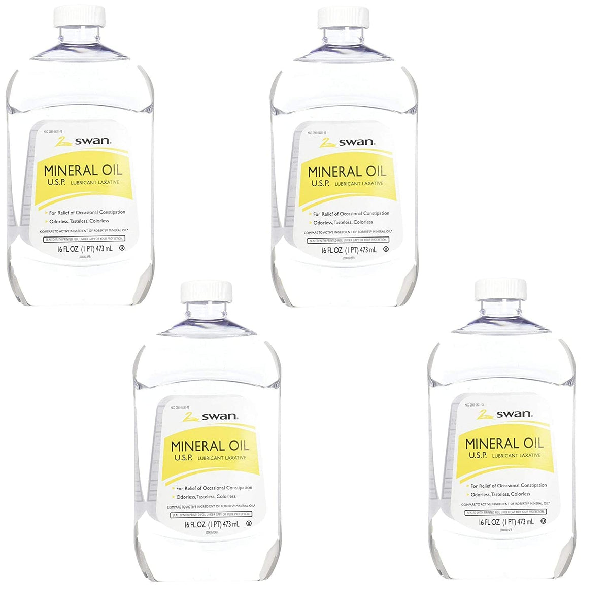 Scrubbles Swan Aceite Mineral, botella, para acabado suave en madera