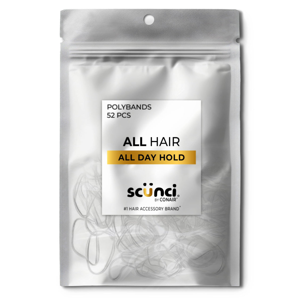 Scunci bandas claras sin daño para peinados rápidos y cabello sin marcas
