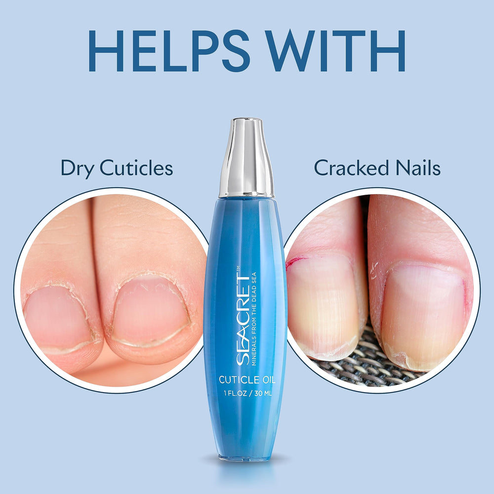 Caléndula y Rosa Mosqueta en SEACRET Cuticle Oil para hidratación suave