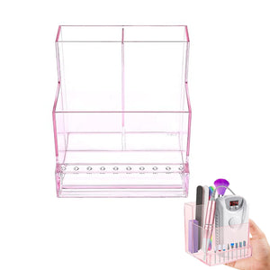 Sealhuan Mini Taladro para Uñas, vista frontal para acceso rápido a herramientas.