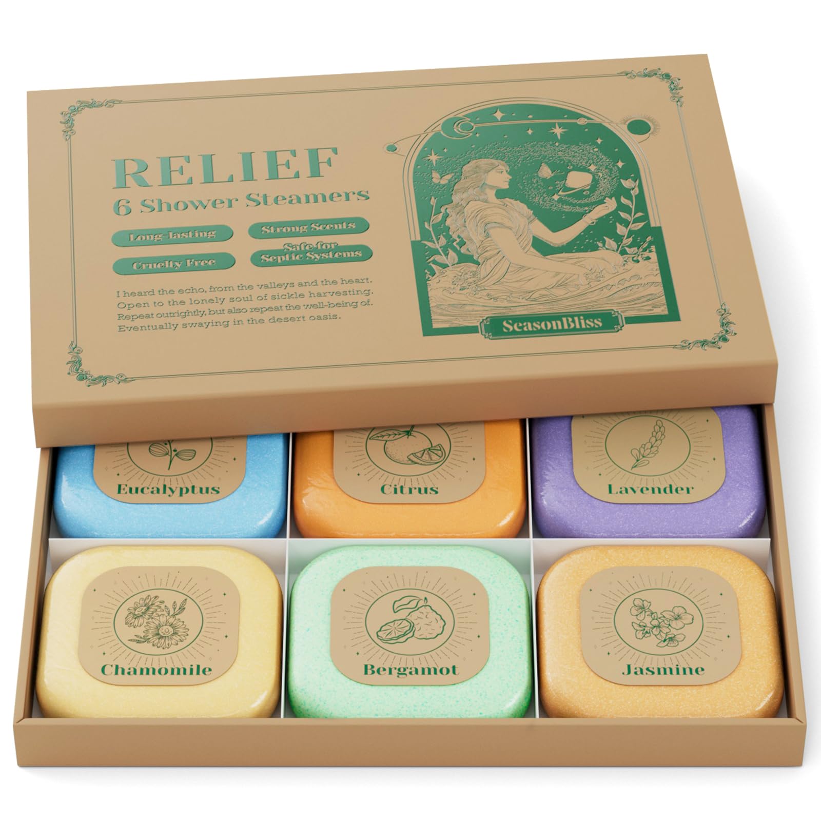 SeasonBliss bombas de ducha Bergamota: experiencia refrescante para empezar el dia