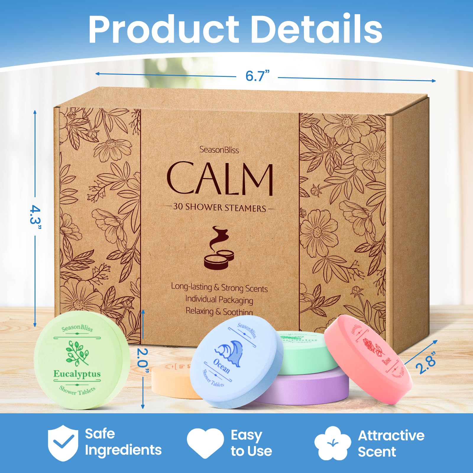 SeasonBliss eucalipto: aroma vigorizante para una ducha renovadora