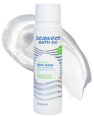 Seaweed Bath Co. Hidrate: botella vertiendo para limpieza suave e hidratante