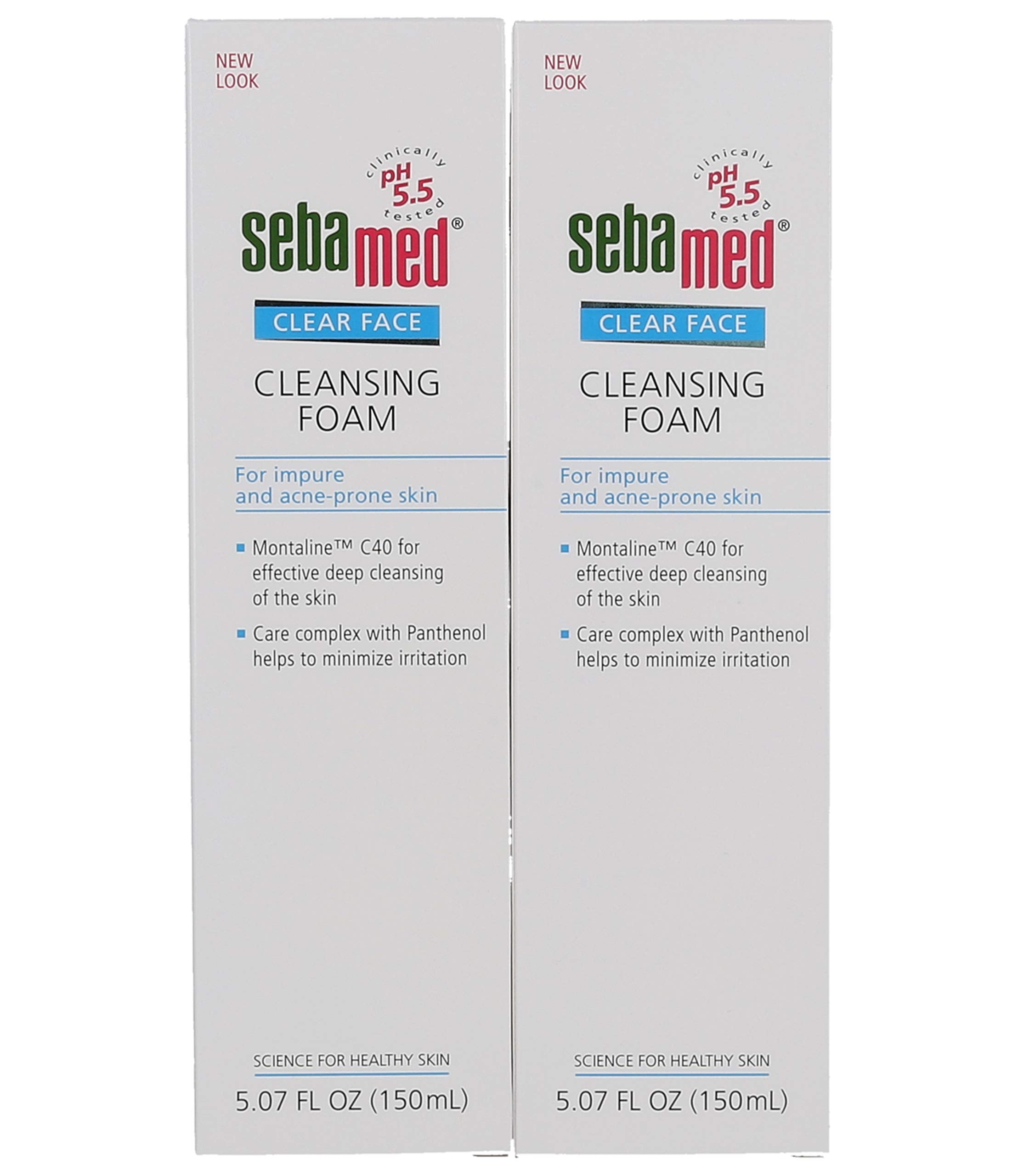 Sebamed Clear Face con pH 5.5 protege la barrera cutánea durante la limpieza.