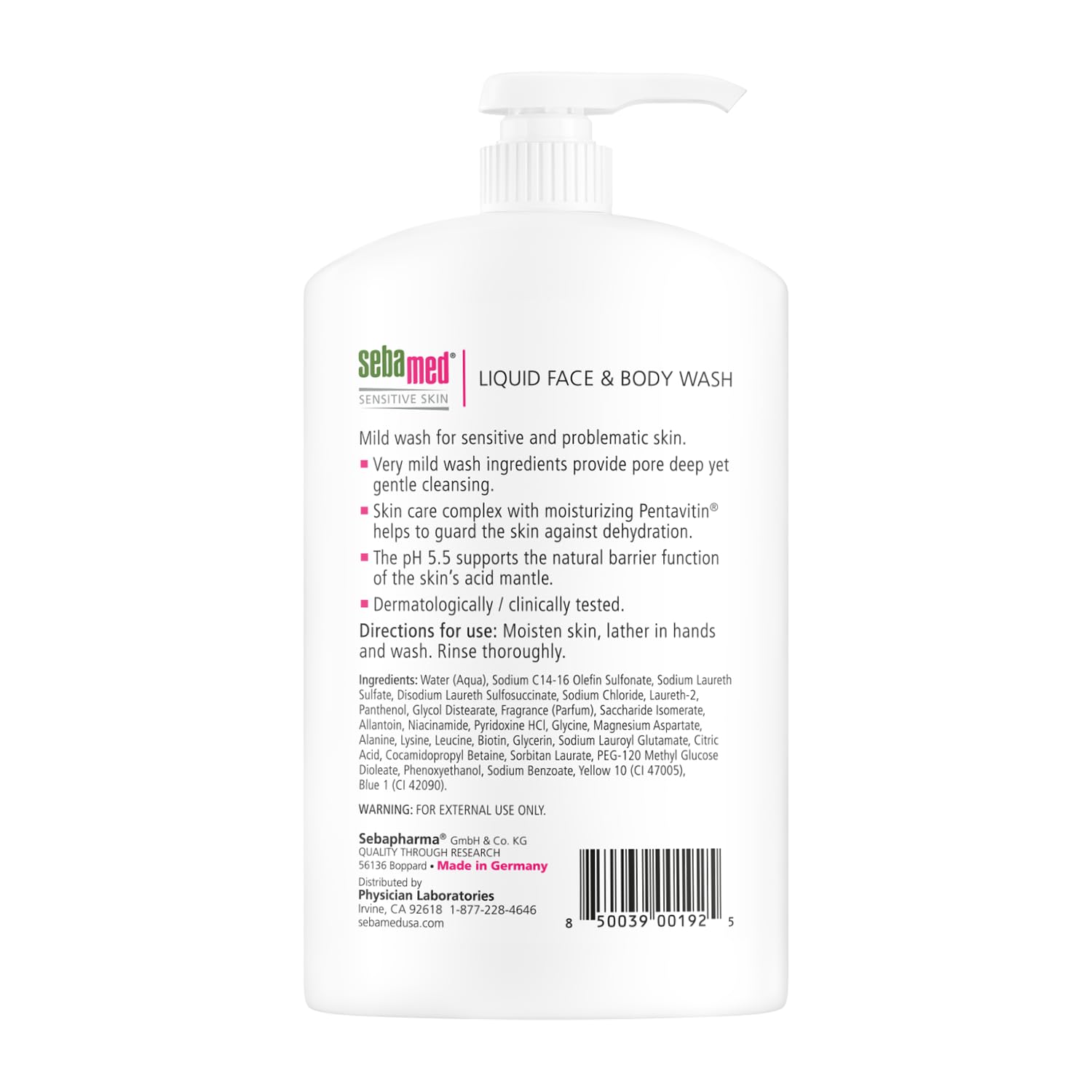 SEBAMED textura suave e hidratante ideal para uso diario.