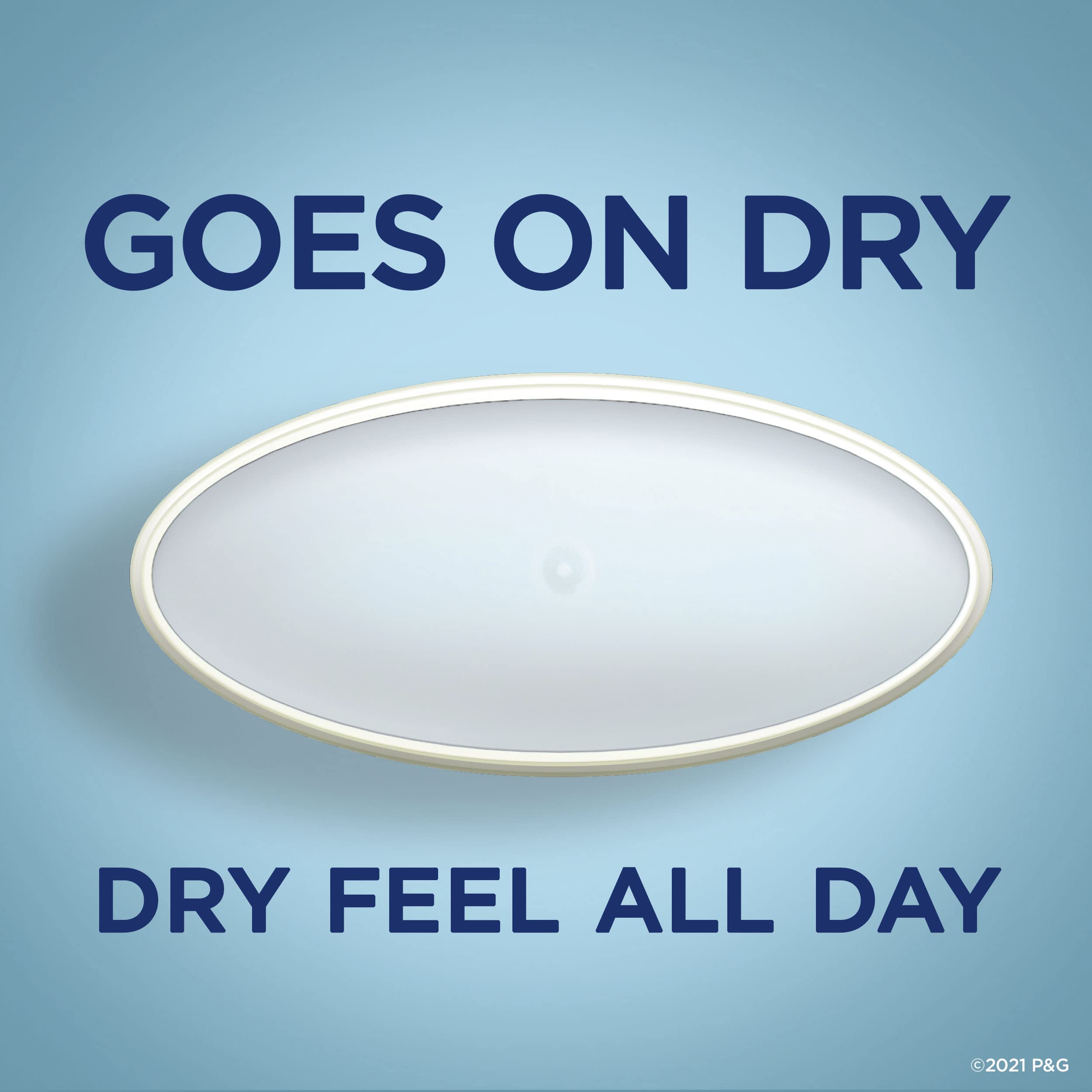Secret free of parabens, dyes, talc, baking soda badge
