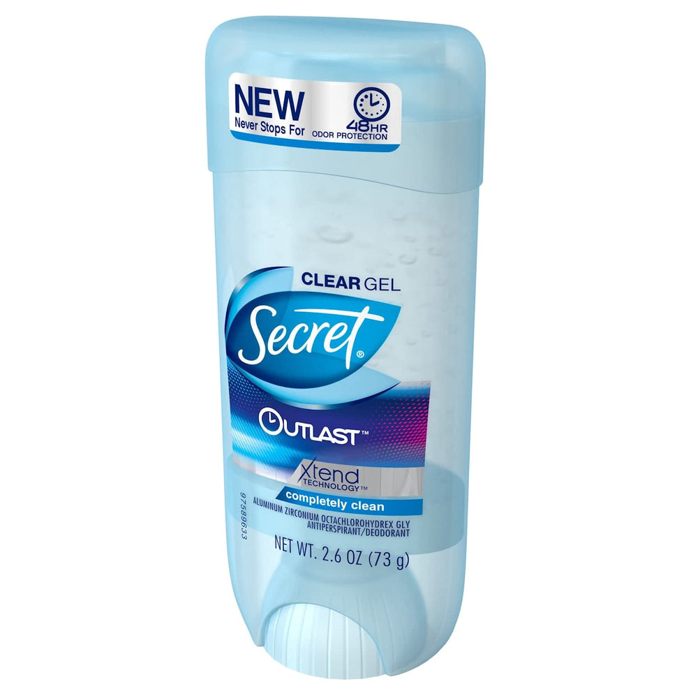 Secret Outlast textura gel transparente que se absorbe rápido