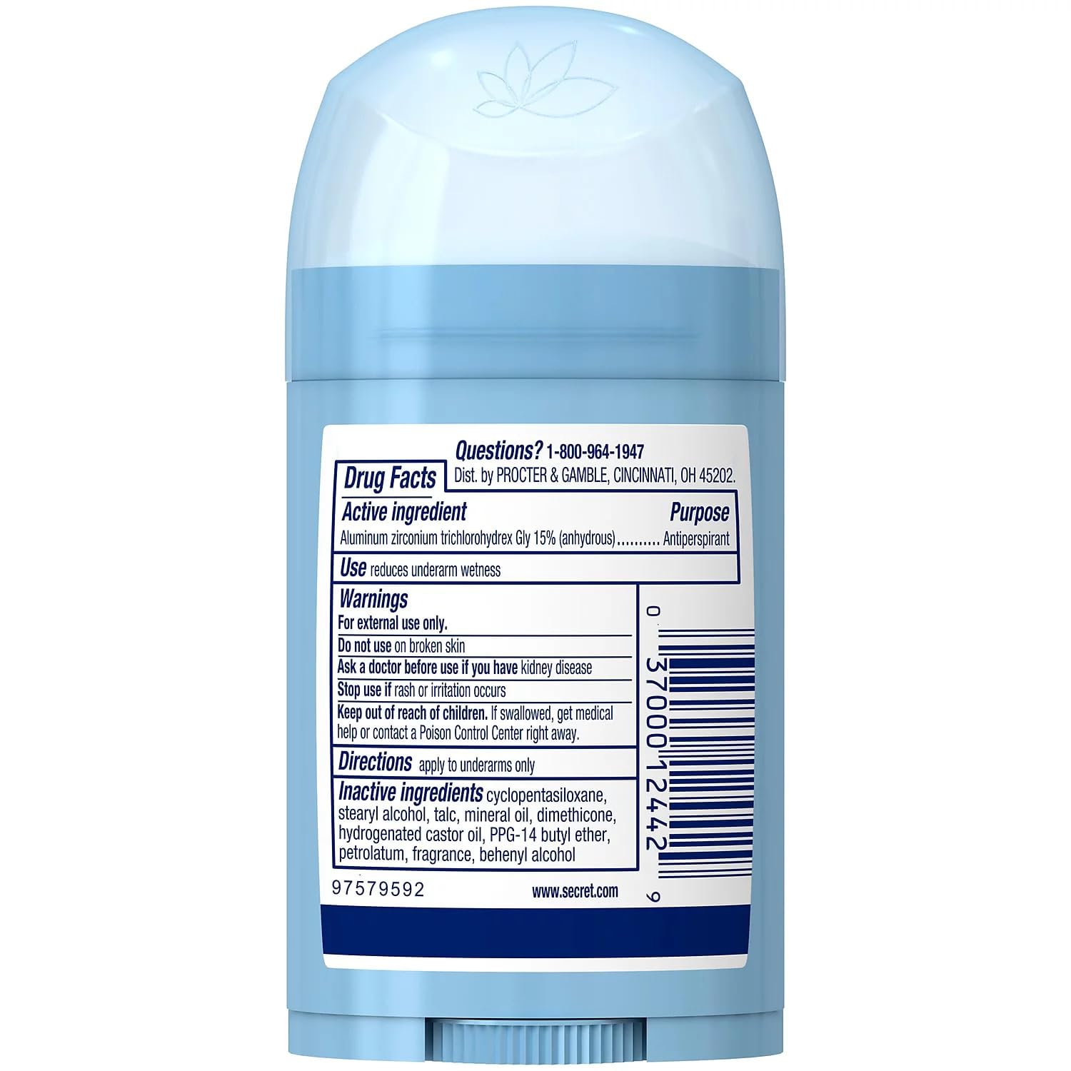 Envase compacto de Secret Polvo Fresco para llevarlo en bolso.