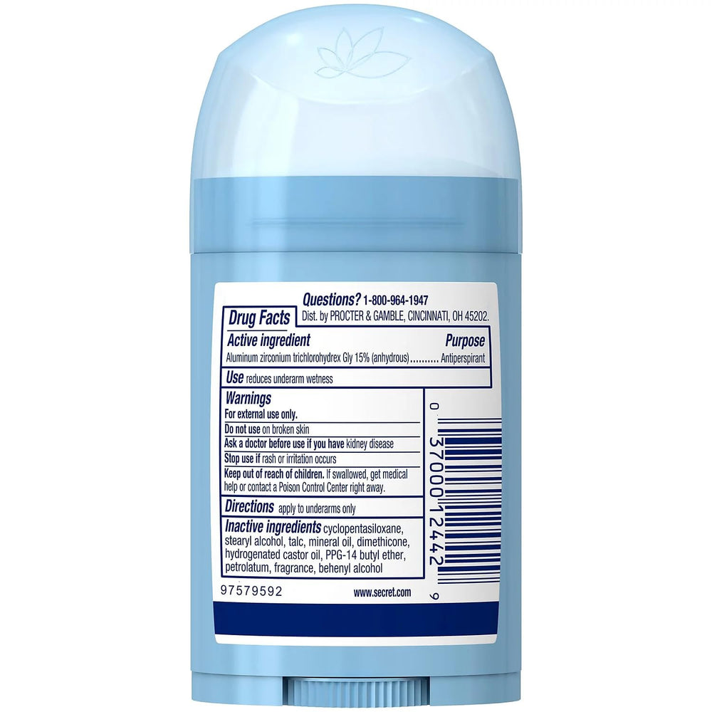 Envase compacto de Secret Polvo Fresco para llevarlo en bolso.