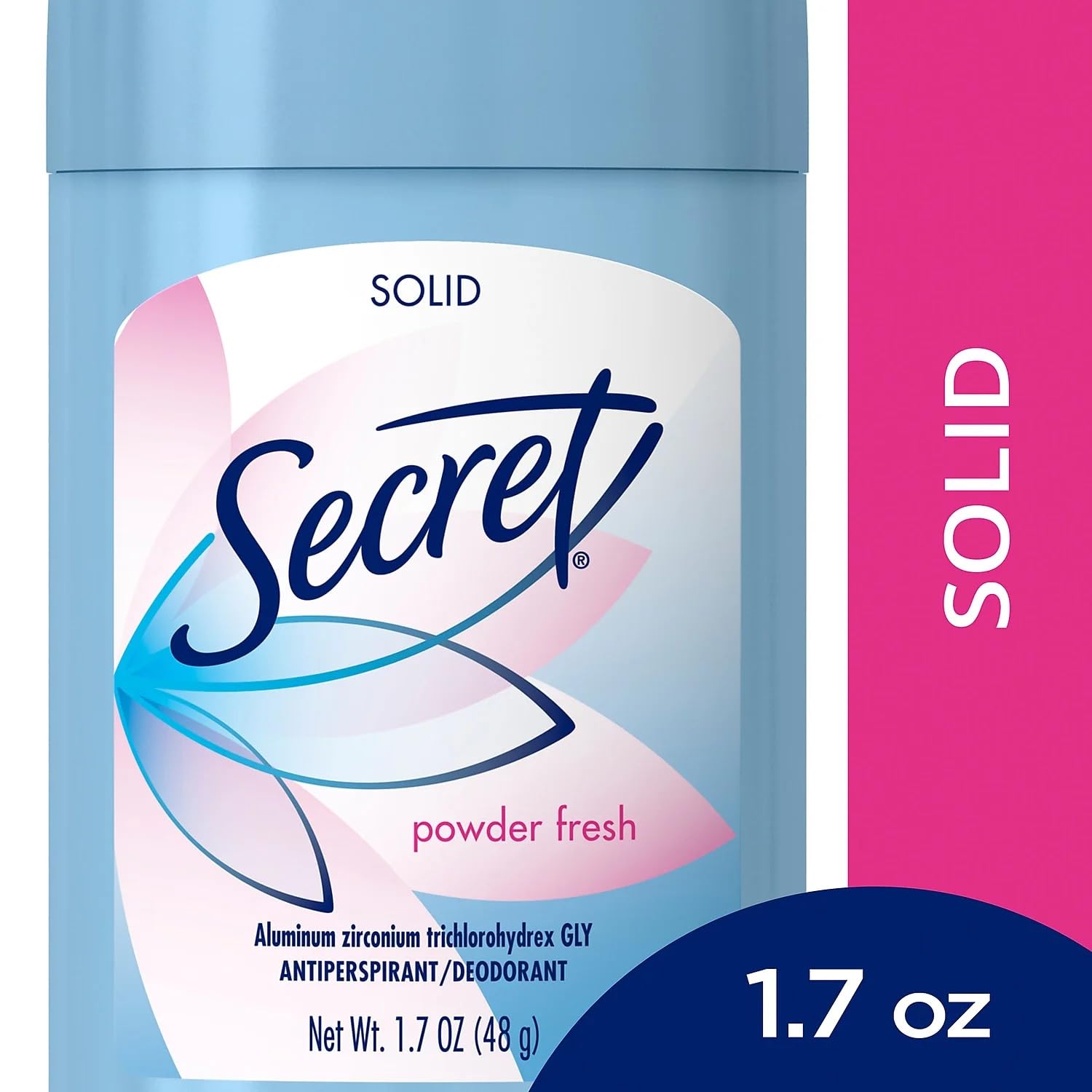 Uso diario con Secret Polvo Fresco para mayor comodidad diaria.