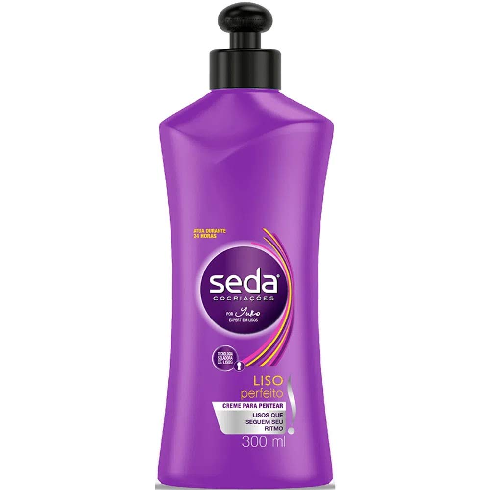 Seda Liso Perfecto: crema para pentear en botella, aporta un alisado suave y brillo natural.
